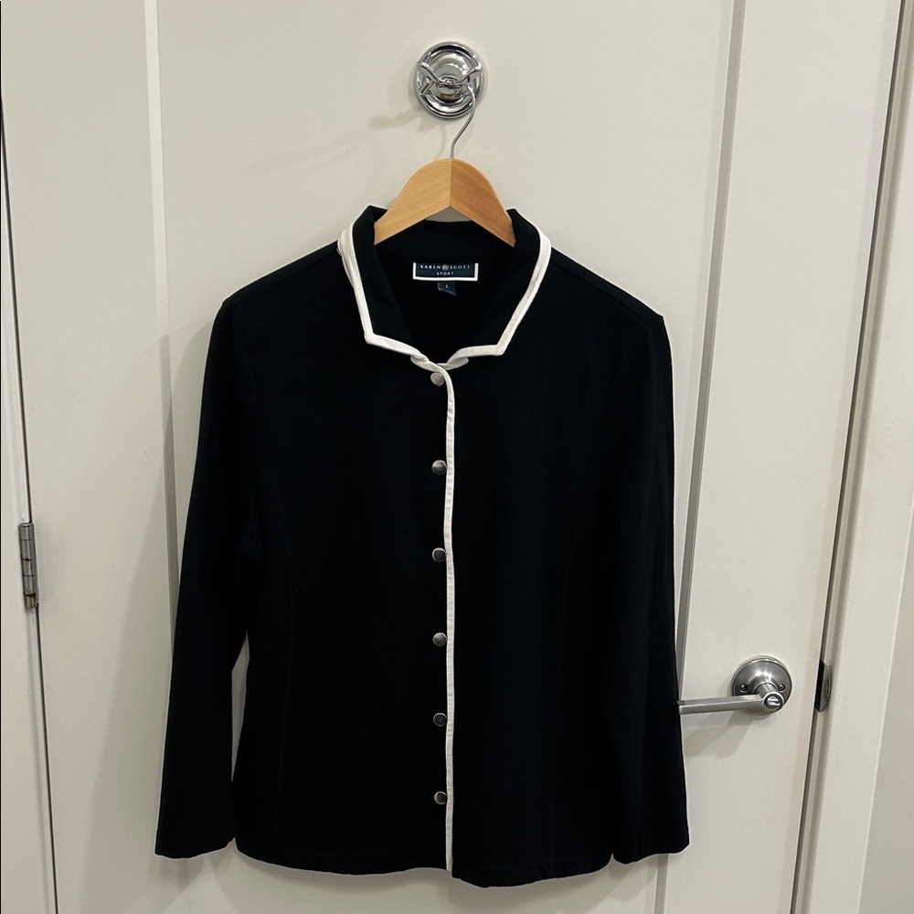 Karen Scott Black Sport Jacket